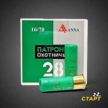 Патрон 16/70/28 ANNA Пыж-контейнер