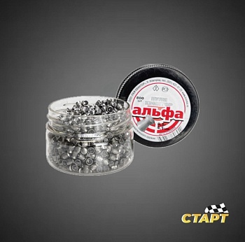 Пули пневм. Альфа МП кал 4,5 мм 0,5 гр (800 шт)