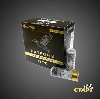 Патрон 12/70/32 "Сибирь" Пыж контейнер