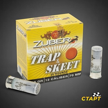 Патрон 12/70/28 Zuber Trap Турция