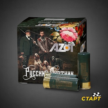 Патрон 12/70/32 картечь 6,2 мм АЗОТ Русский Охотник