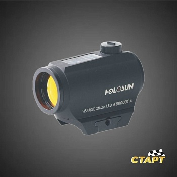 Коллиматор Holosun Micro точка 2МОА, 12 подсв.,+кронштейн,солн.бат.,бат.лоток