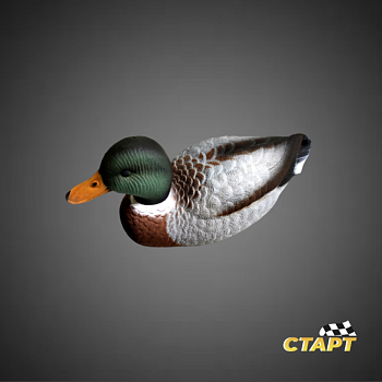 Чучело утки  ПЕНОПЛАСТ
