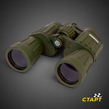 Бинокль Konus Army 7х50, Porro-призмы, прорезиненный корпус