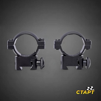 Кольца 25,4 мм на ласт.хв. (прямая видимость) (2шт.) Новосибирск №1-1