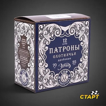 Патрон 12/70/36 СКМ Индустрия Пыж био