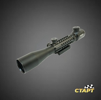 Оптический прицел Gamo 3-9х40EG на ластохвост, 3 планки Weawer