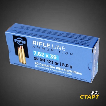 Патрон 7,62х39 PPU SP 8,0 гр