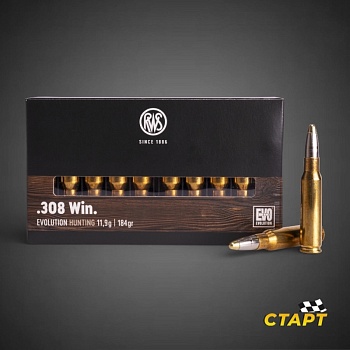 Патрон 308 Win RWS DN EVO 11,9 гр. 