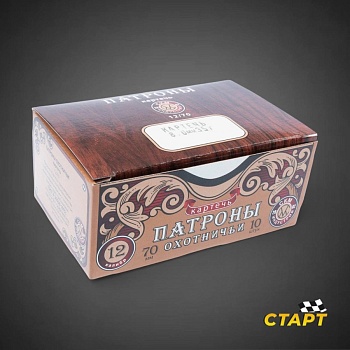 Патрон 12/70/35 СКМ Индустрия картечь 8,0 мм