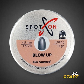 Пули пневм. "Spoton Blow Up" кал 4,5 мм 0,84 гр (400 шт)